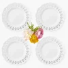 Mrs. Alice White Lace Starter Plates (Set of 4)< Starter Plates | Crockery Sets