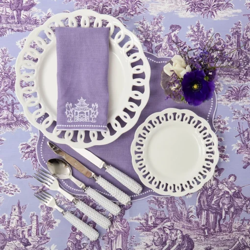 Mrs. Alice White Lace Starter Plates (Set of 4)< Starter Plates | Crockery Sets