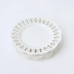 Mrs. Alice White Lace Starter Plates (Set of 4)< Starter Plates | Crockery Sets