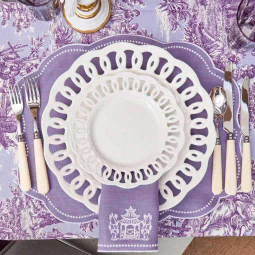 Mrs. Alice White Lace Starter Plates (Set of 4)< Starter Plates | Crockery Sets