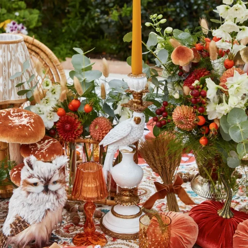 Mrs. Alice White Parrot Candle Holder Set< Summer Candleware | Candles