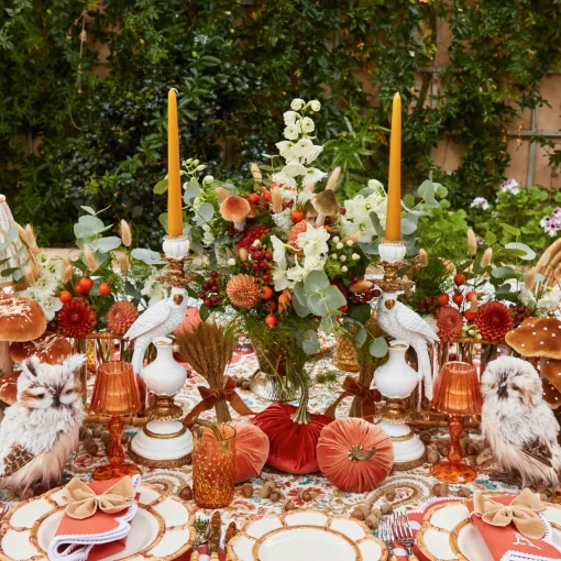 Mrs. Alice White Parrot Candle Holder Set< Summer Candleware | Candles