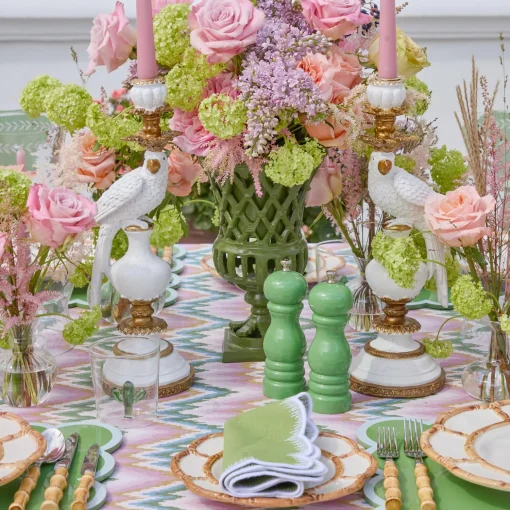 Mrs. Alice White Parrot Candle Holder Set< Summer Candleware | Candles