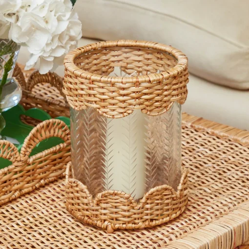 Mrs. Alice White Pillar Candle (Pair)< Summer Candleware | Candles