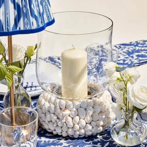 Mrs. Alice White Pillar Candle (Pair)< Summer Candleware | Candles