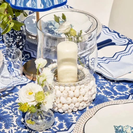 Mrs. Alice White Pillar Candle (Pair)< Summer Candleware | Candles