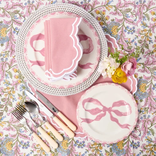 Mrs. Alice White Rattan Charger Plates (Set of 4)< Summer Table Linen | Placemats