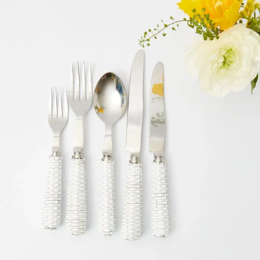 Mrs. Alice White Rattan Cutlery (5 Piece)< Cutlery Sets