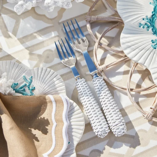 Mrs. Alice White Rattan Cutlery (5 Piece)< Cutlery Sets