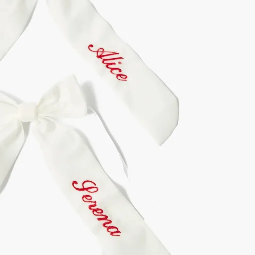 Mrs. Alice White Velvet Christmas Tree Bows (Set of 6)< Christmas Decorations