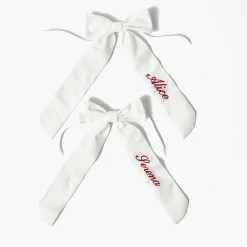 Mrs. Alice White Velvet Christmas Tree Bows (Set of 6)< Christmas Decorations