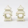 Mrs. Alice White With Gold Mini Pagoda Lantern (Pair)< Year-round Decorations | Christmas Decorations