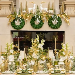 Mrs. Alice White With Gold Mini Pagoda Lantern (Pair)< Year-round Decorations | Christmas Decorations