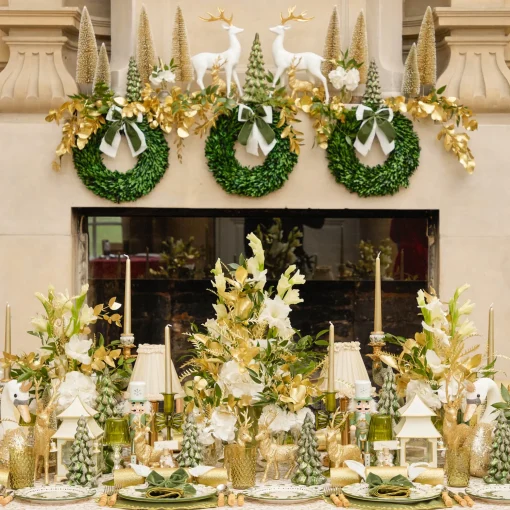 Mrs. Alice White With Gold Mini Pagoda Lantern (Pair)< Year-round Decorations | Christmas Decorations