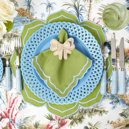 Mrs. Alice Wicker Napkin Bows (Set of 4)< Napkin Rings & Bows