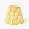 Mrs. Alice Yellow Ikat Lampshade (18cm)< Lampshades